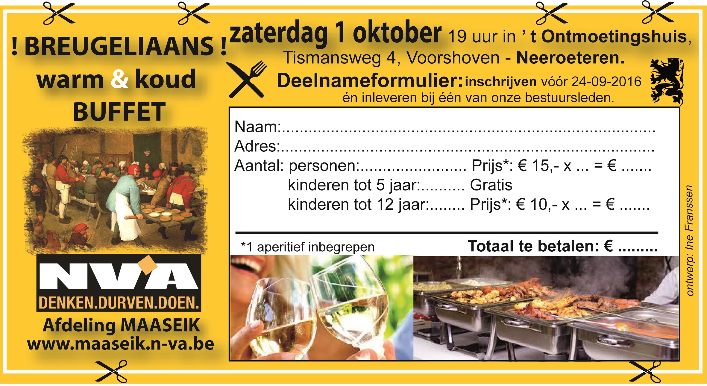 Breugeliaans Buffet Advertentie Breugeliaans Buffet Advertentie