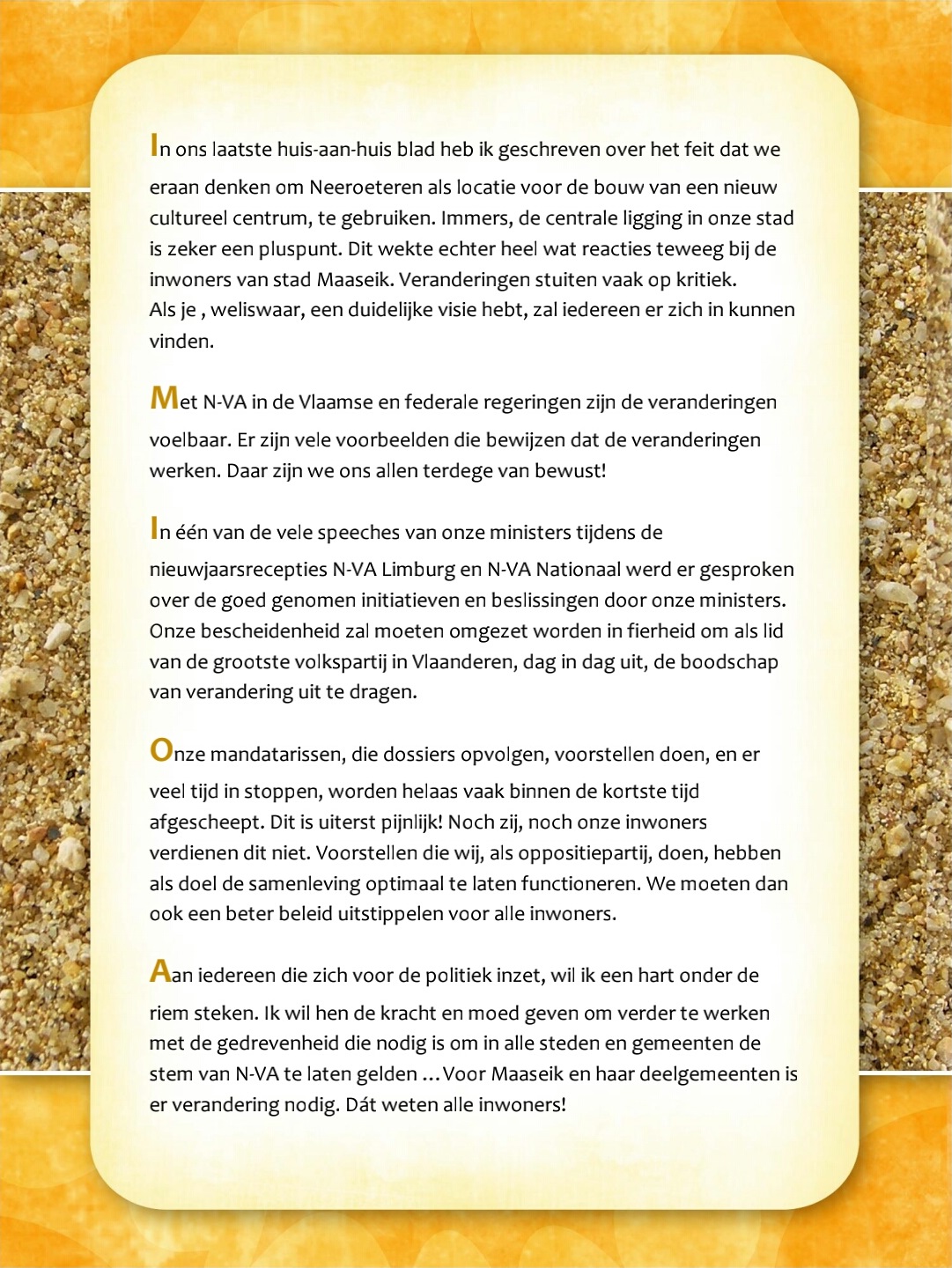 Nieuwsjaarsreceptie 2017 speech deel 1